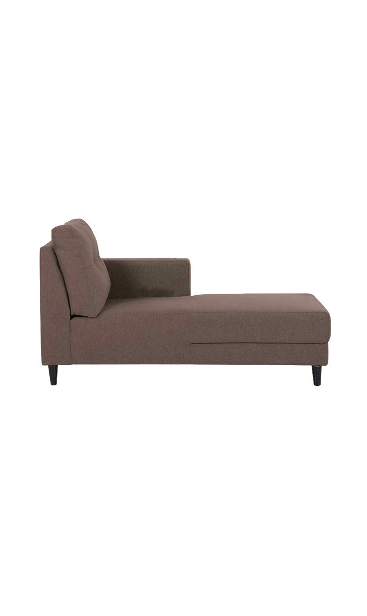 neudot Aria 6 Seater LHS Sectional Sofa in Earth Brown Colour