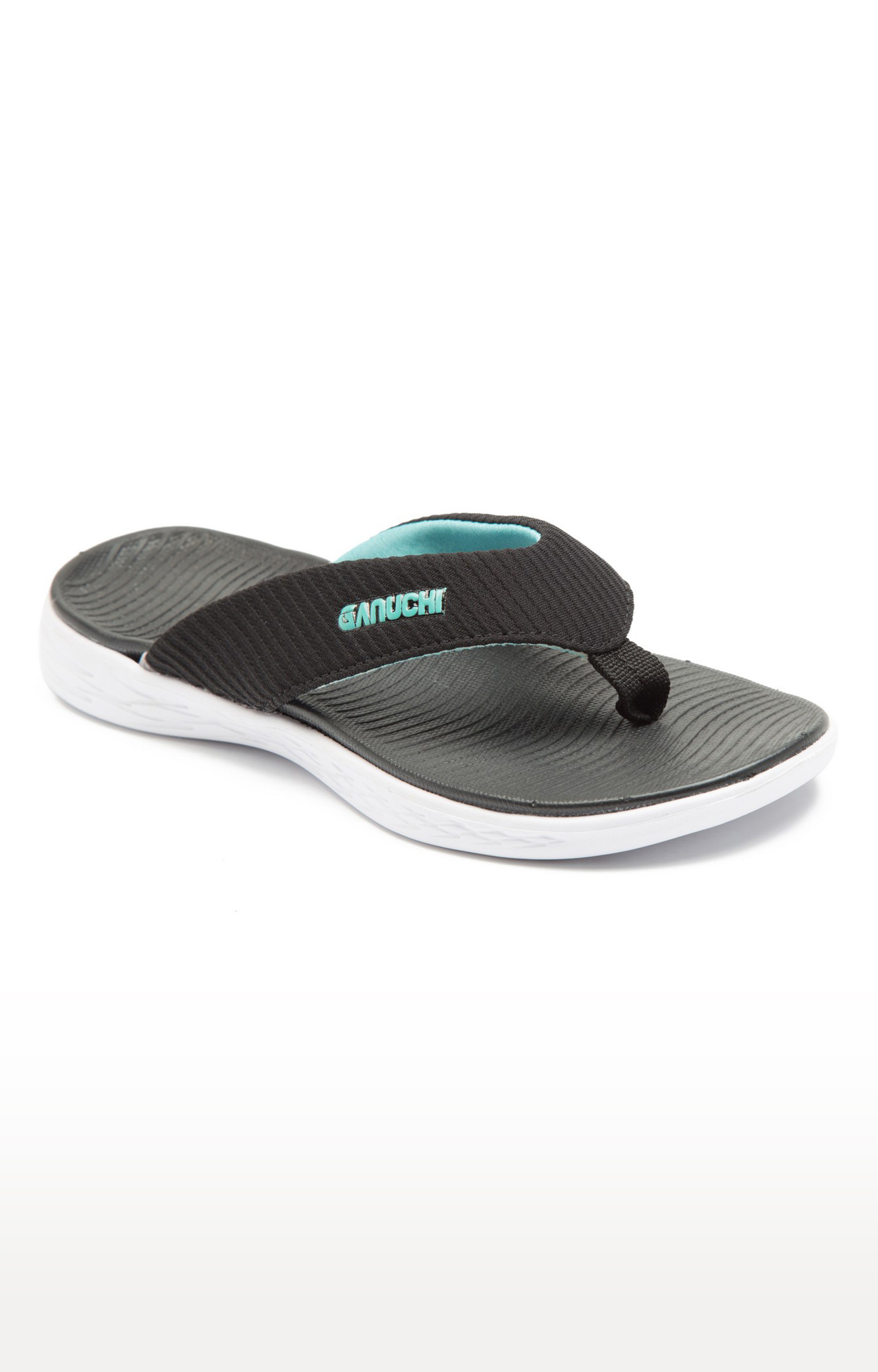 Ganuchi by Franco Leone Women s Mesh Black Slippers