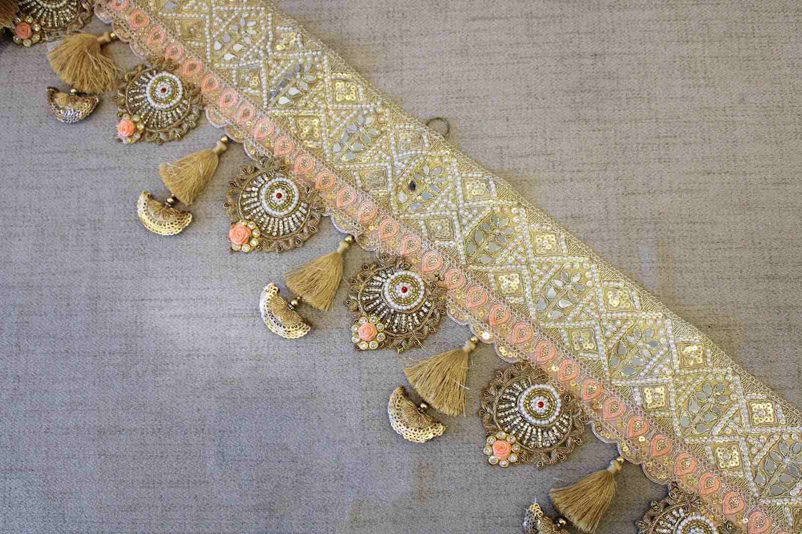 Bandarwal with Heavy Embroidered Top & Zardozi Hangings