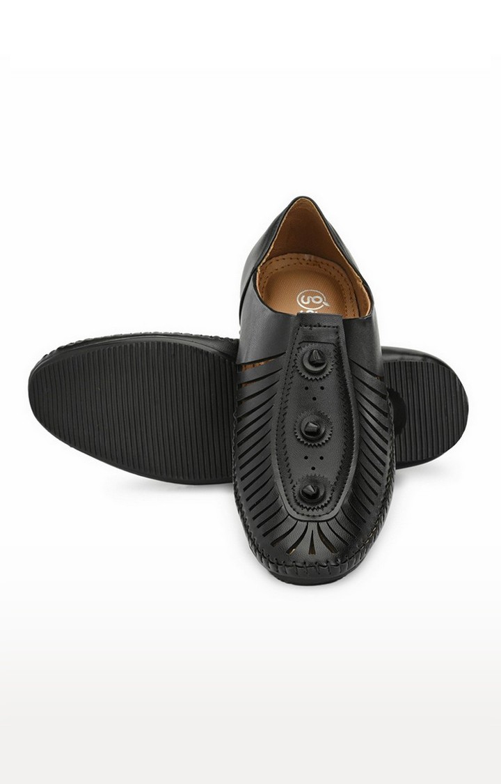 Guava handmade party casual Shoes - Black