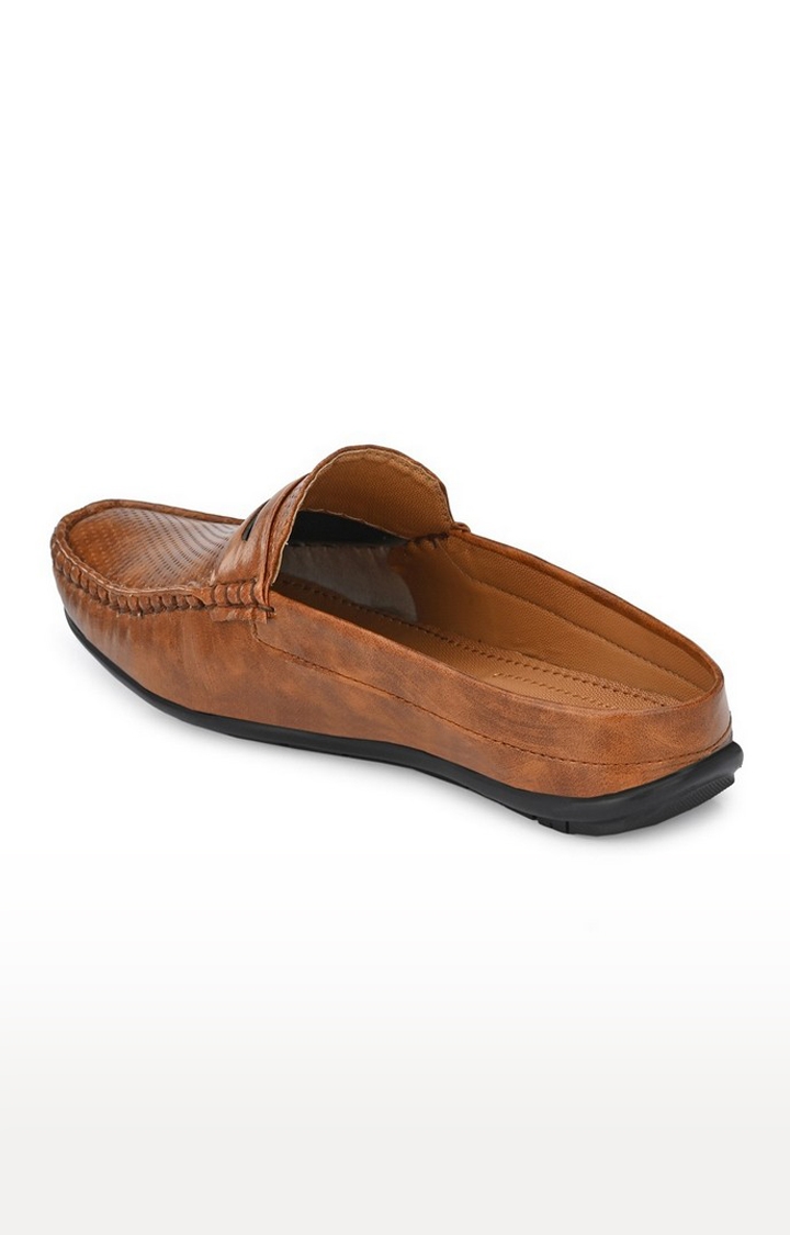Guava | Guava Men Casual Open Back Loafers Mules Shoe - Tan 2