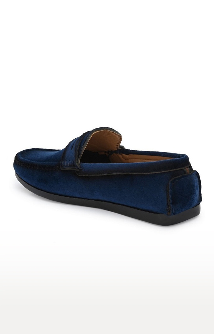Guava | Guava Charming Velvet Casual Loafer Shoes - Blue 2