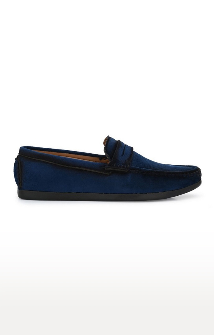 Guava | Guava Charming Velvet Casual Loafer Shoes - Blue 1