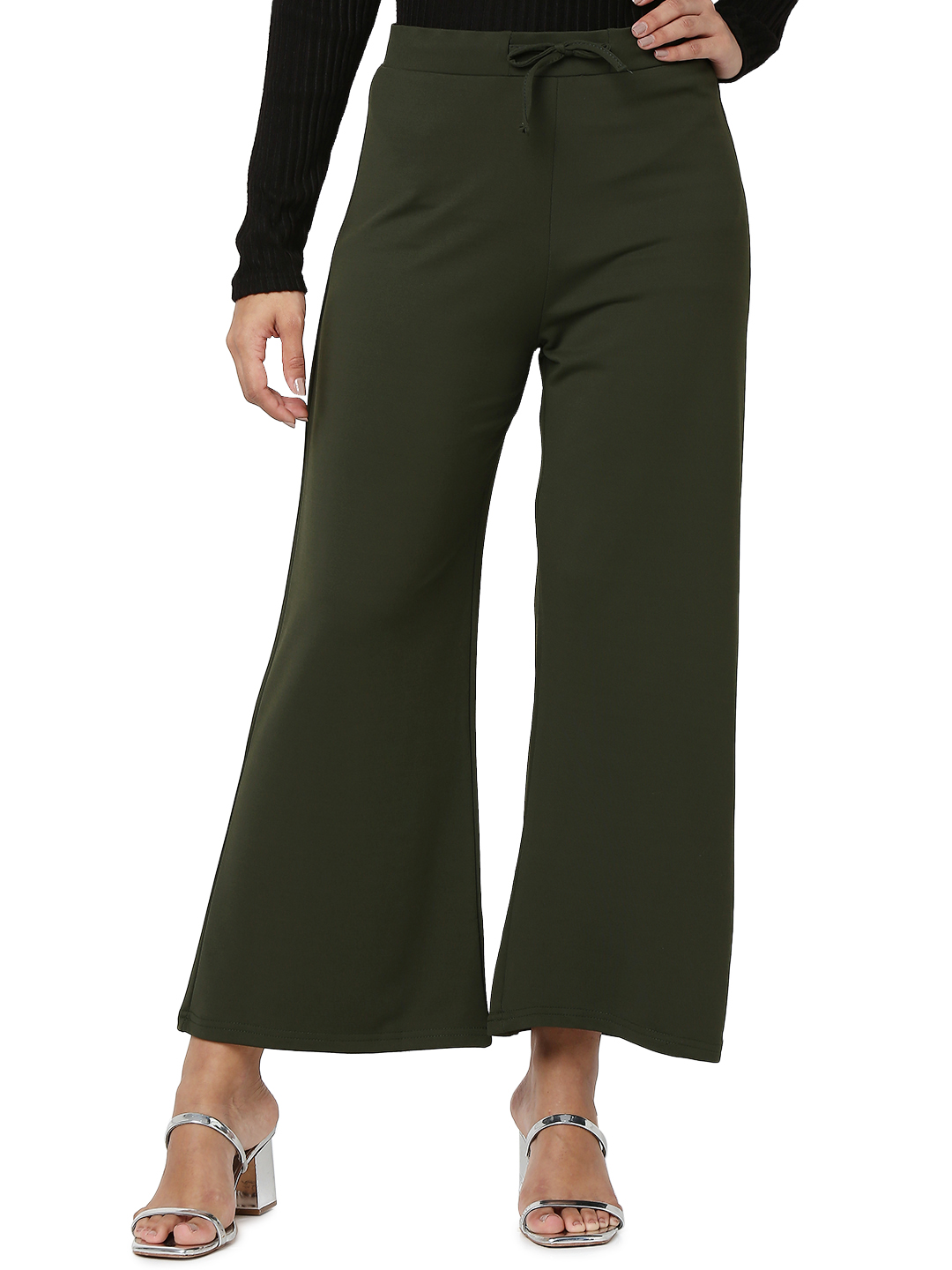 High Waisted Lycra Flared Leggings For Women Soft Wide Leg Yoga Trousers,  Full Length Trousers For Casual Wear 195m From Hu0822, $23.28 | DHgate.Com