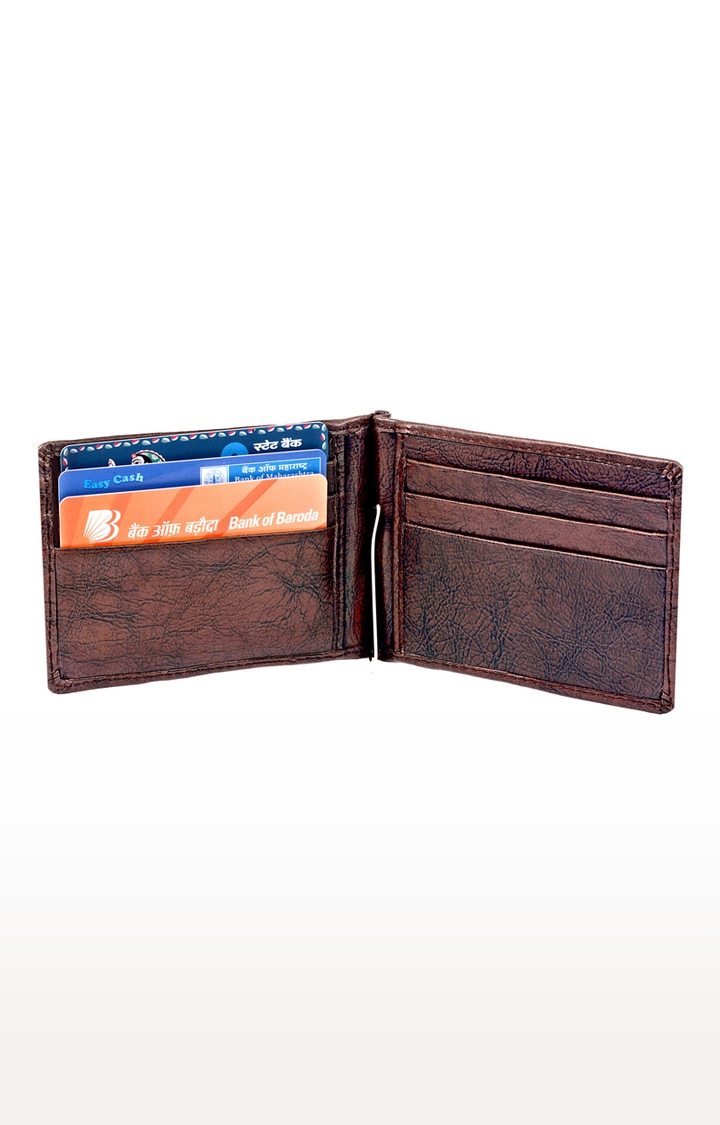 Greywood | Brown Textured Wallet 2