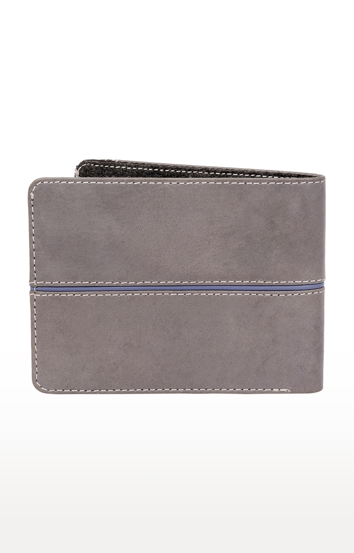 Greywood | Black and Grey Solid Wallet 1