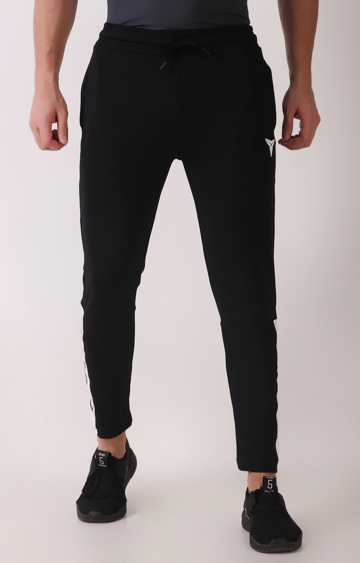 Gymshark Black Sweatpants Joggers Zip pockets Zip ankles Size
