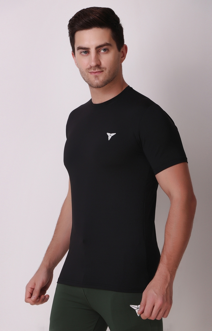 GYMYARD | GYMYARD Men's Active Wear Black T-Shirt 1