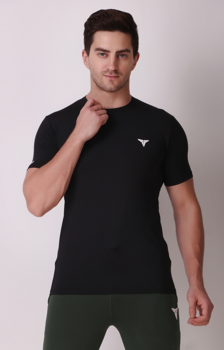 GYMYARD | GYMYARD Men's Active Wear Black T-Shirt