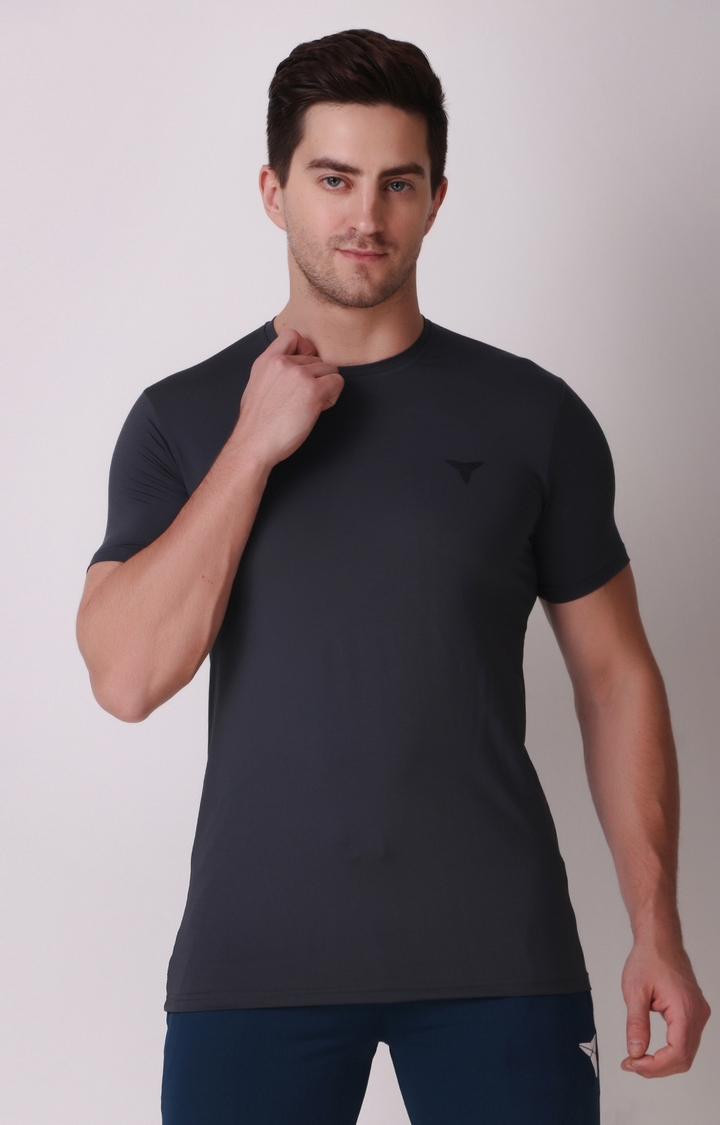 GYMYARD | GYMYARD Men's Active Wear Grey T-Shirt 0