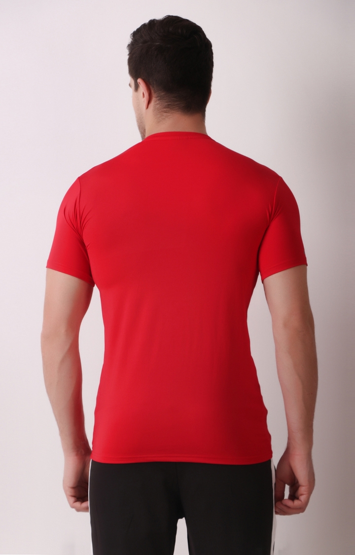 GYMYARD | GYMYARD Men's Active Wear Red T-Shirt 4