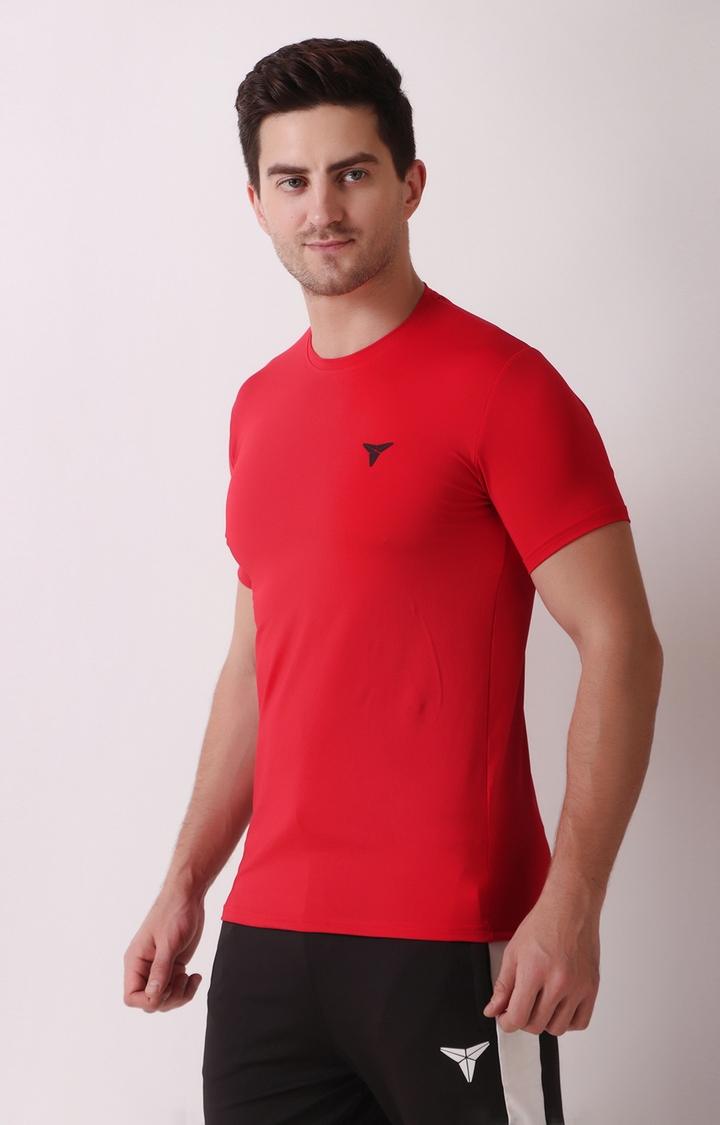 GYMYARD | GYMYARD Men's Active Wear Red T-Shirt 2