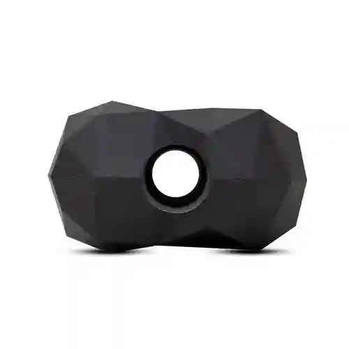 Barkbutler Chu The Bone Treat Dispensing Toy for Dogs (Small, Black)