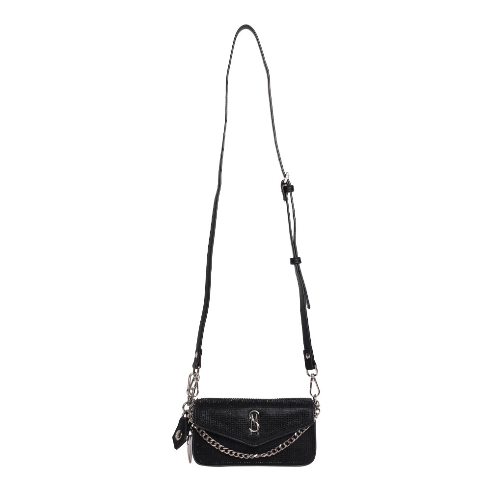 Bglitzyg Black/Silver Crossbody