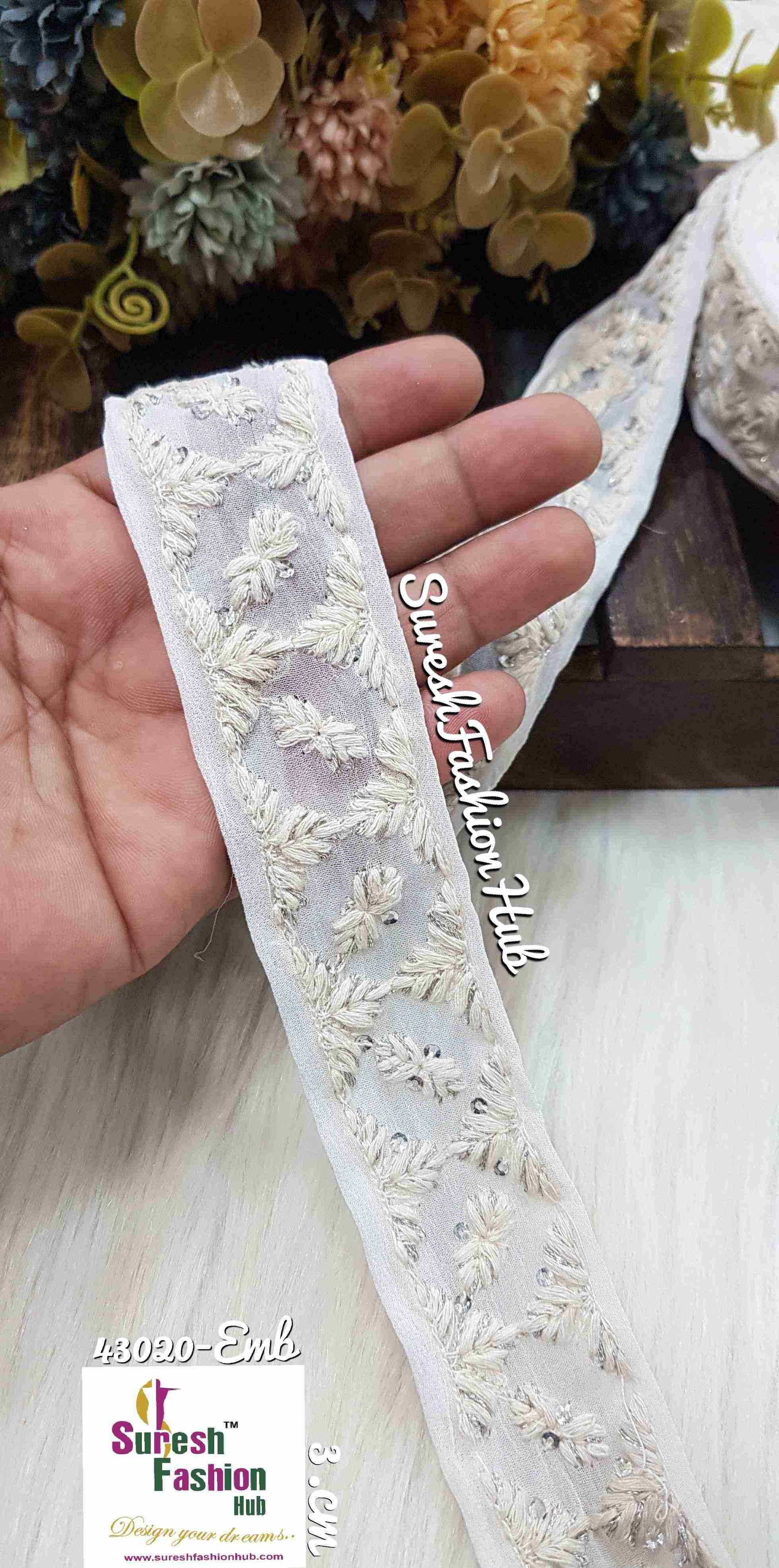 Pure Elegance White Thread Laces