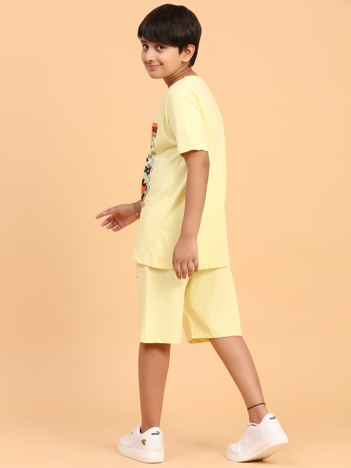 Ninos Dreams Boys Street Rules Coord Set with T-Shirt & Shorts
