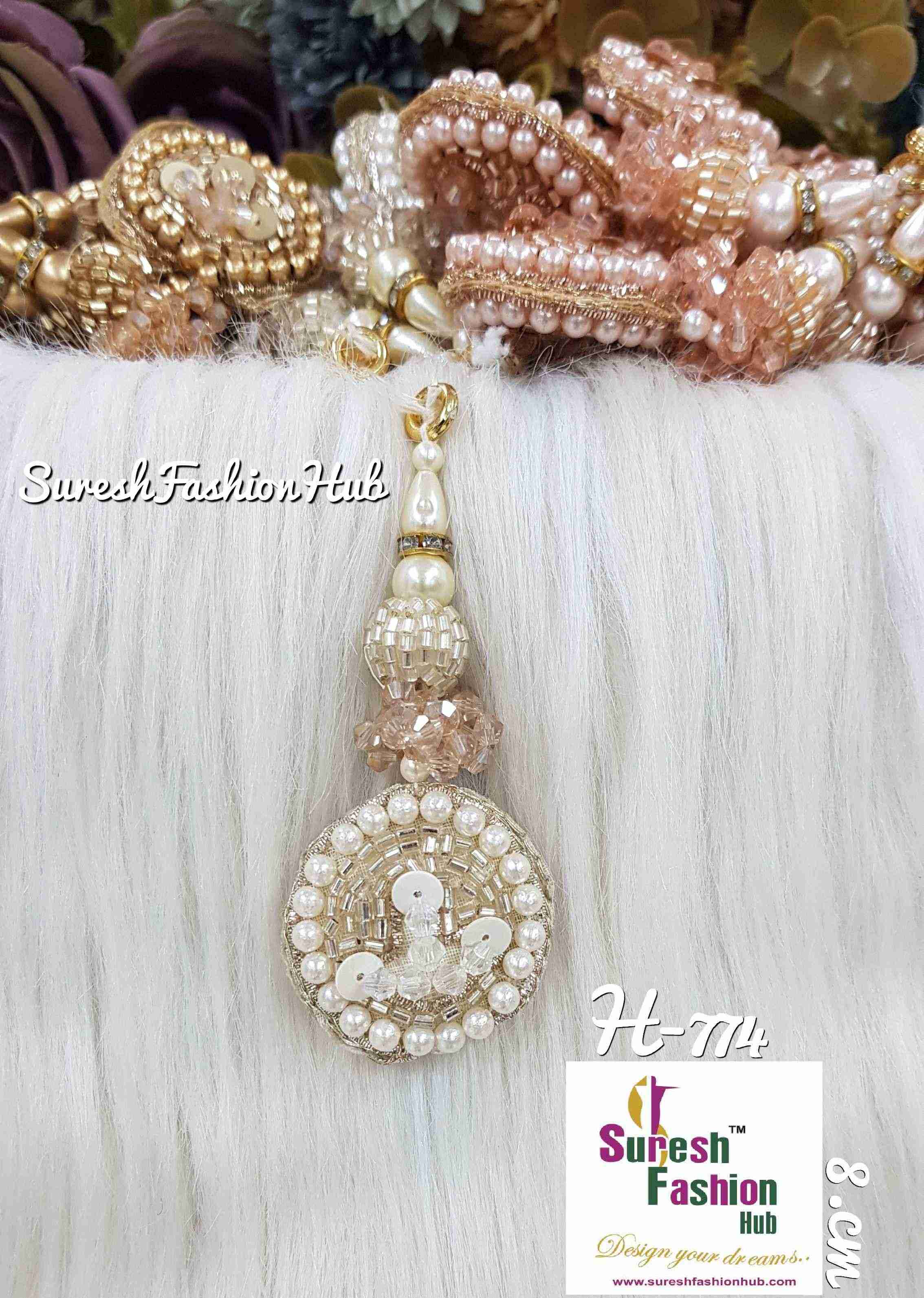 Pearl Glimmer Bead Tassels