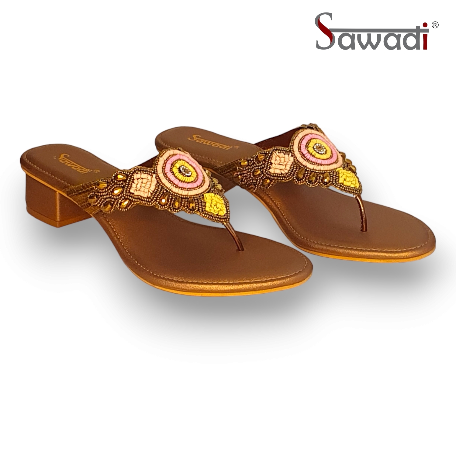 Sawadi Women Heel Chappals