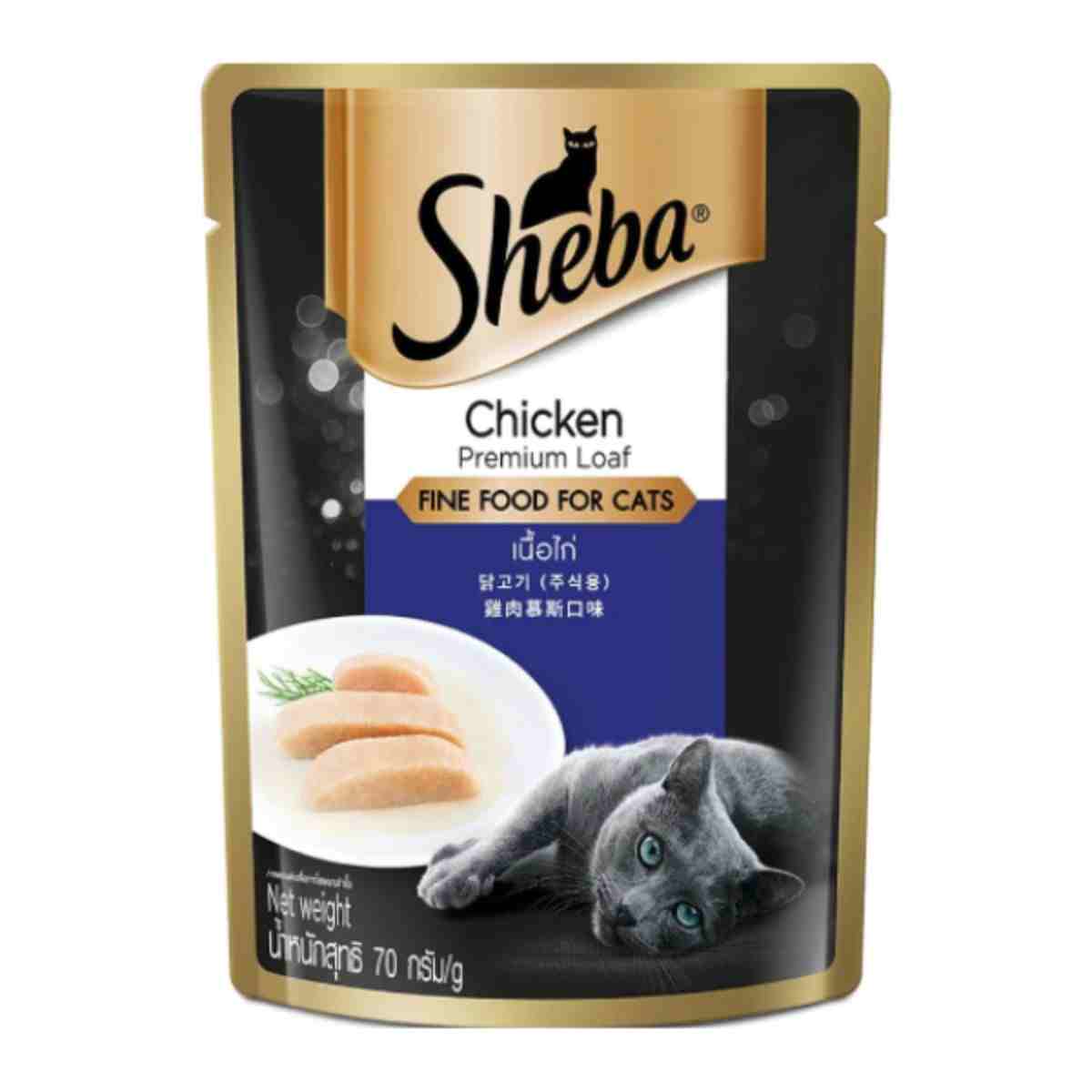 Sheba Rich Premium Chicken Loaf Wet Cat Food – 70 gm