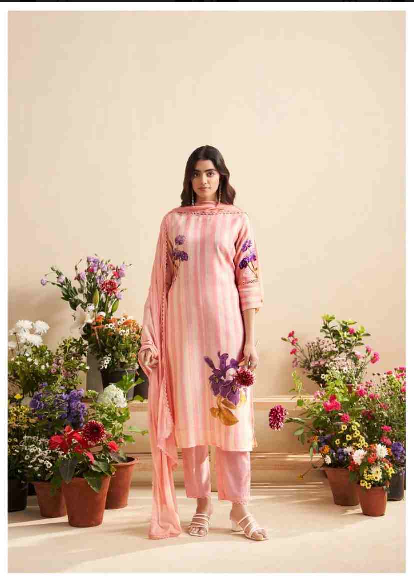 Pretty linen cotton suit set
