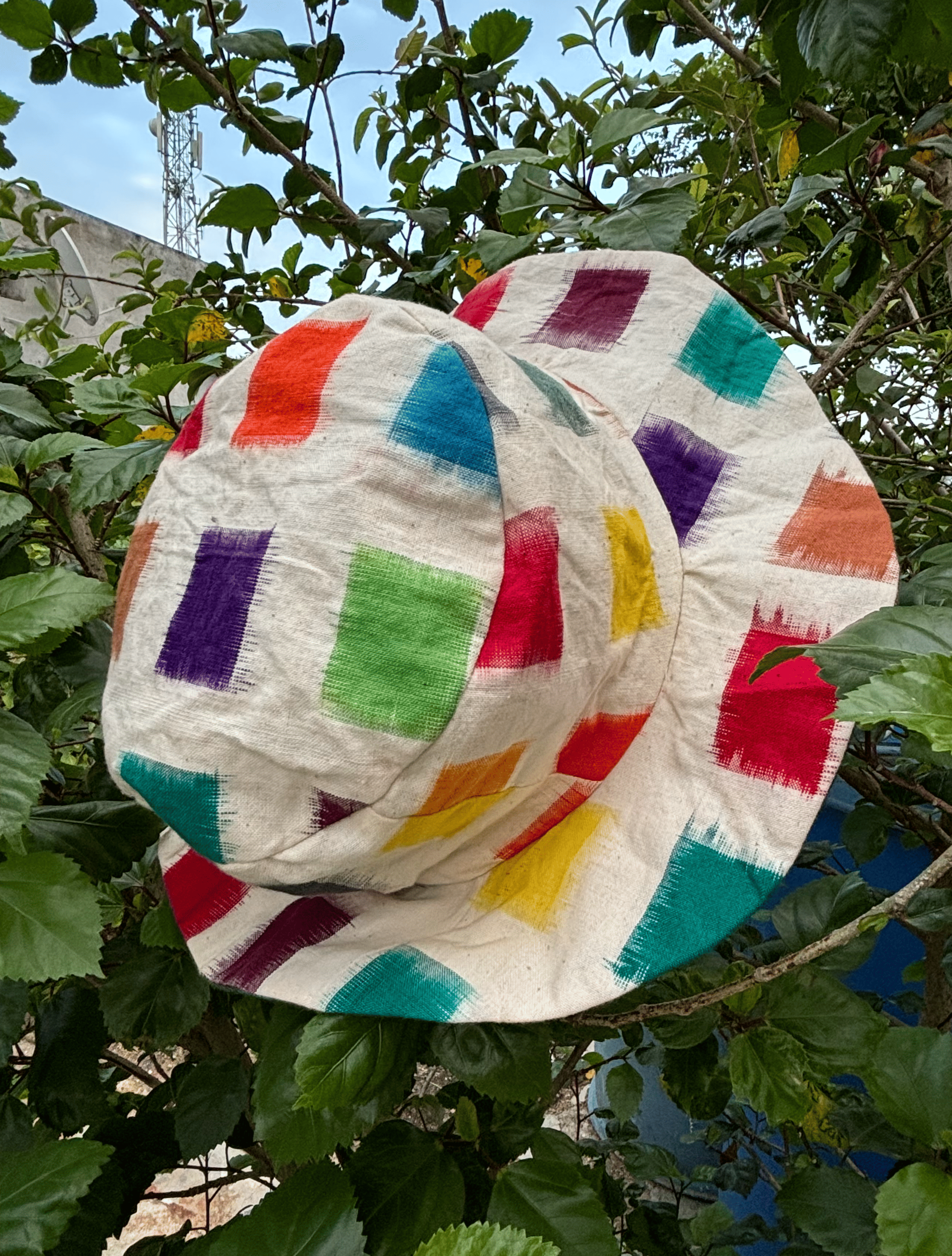 Cotton Multi Ikat Hat