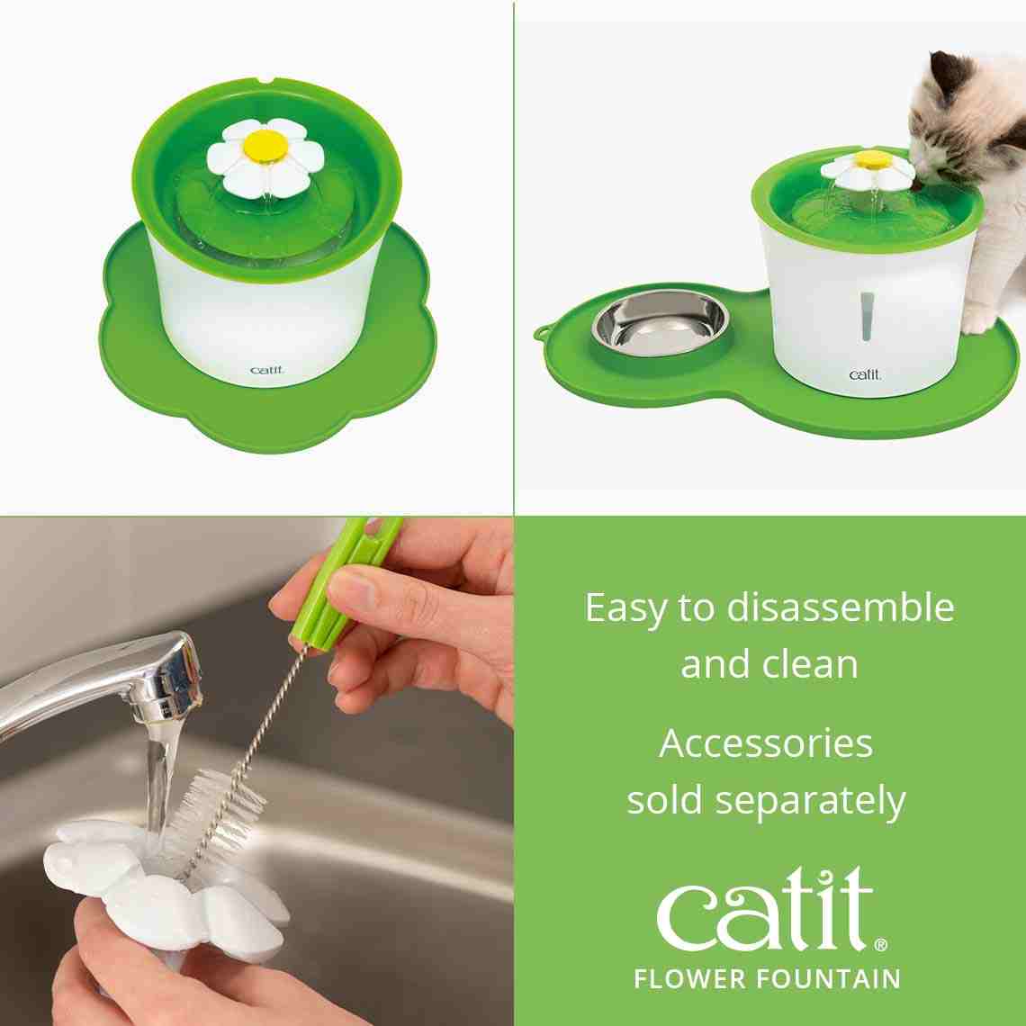 Catit Drinking Flower Fountain, 2.5 Litres