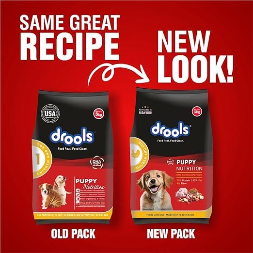 Drools Chicken &  Egg Puppy Dog Dry Food