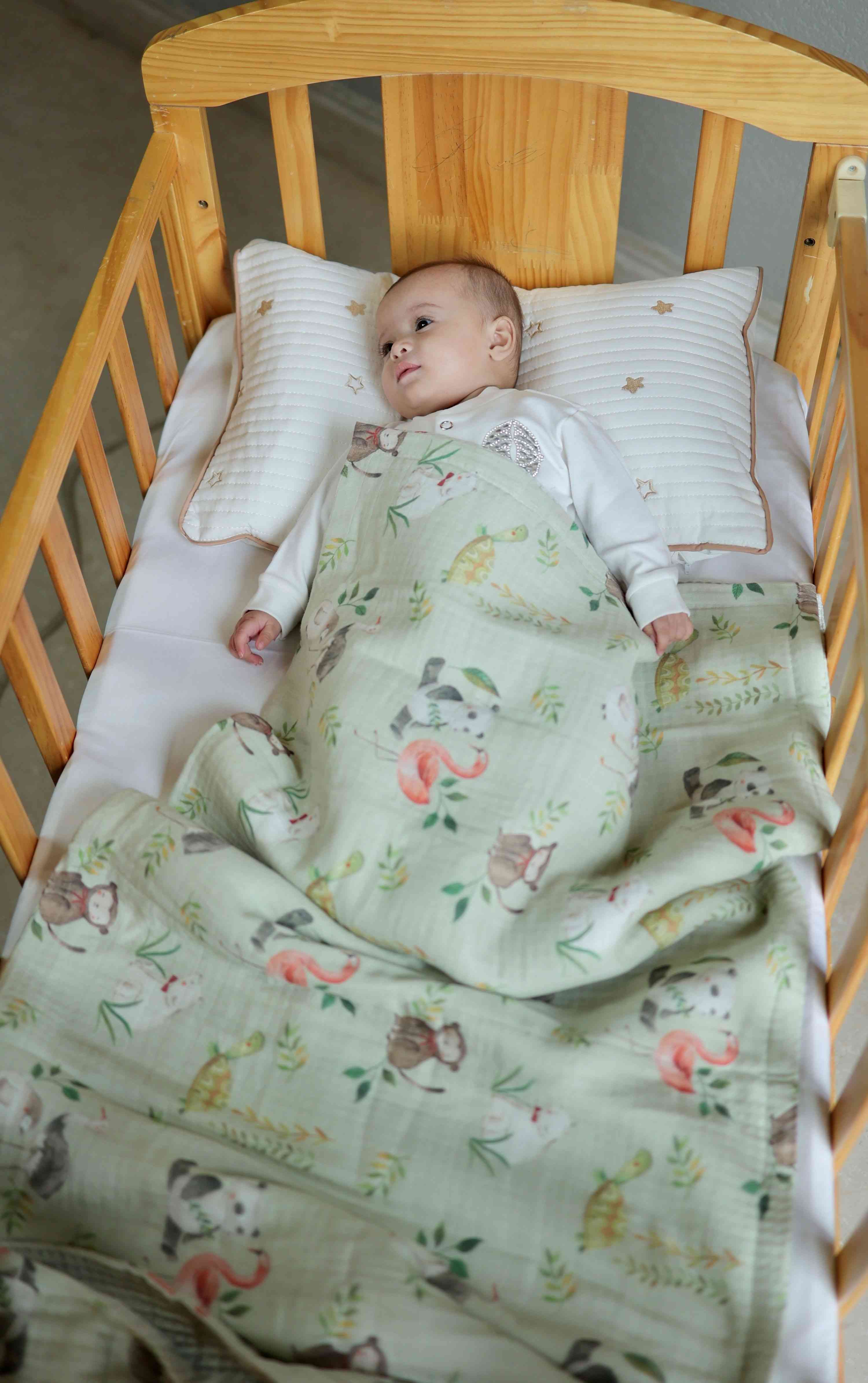 Safari Slumber Muslin Blanket