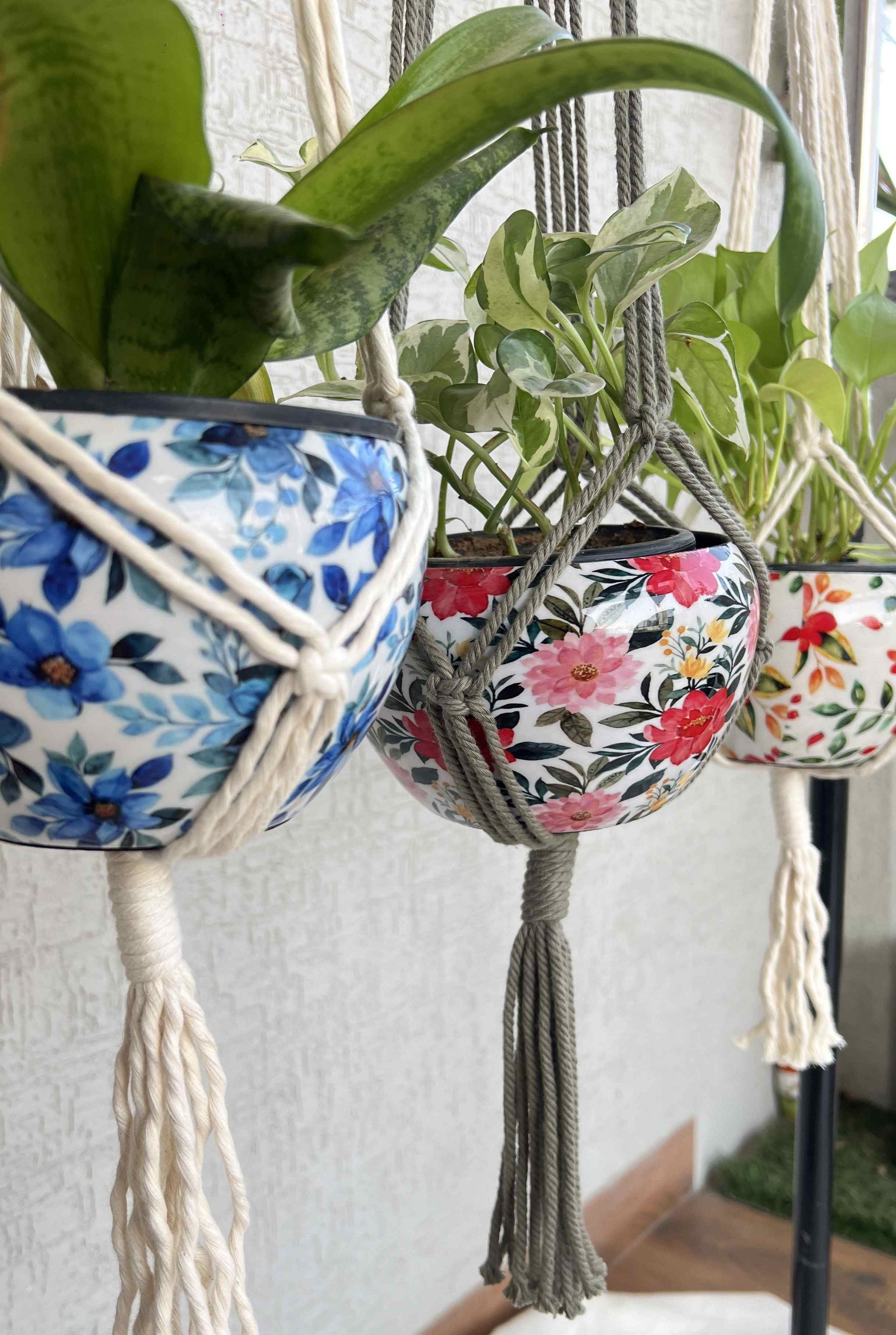 Macrame Plant Hanger - Design 2