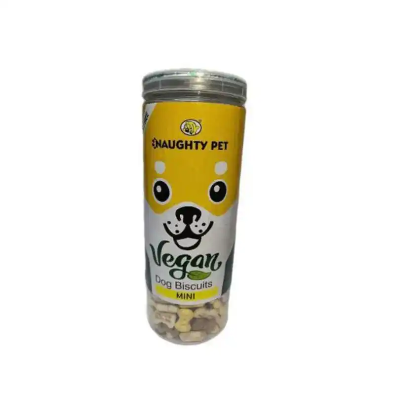 Naughty Pet | Naughty Pet Vegan Biscuits Mini For Dogs 500g – (Best Before Mar’26)
