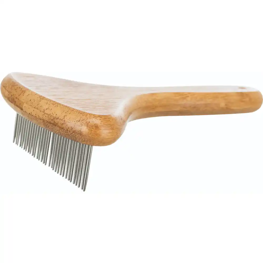 Trixie Long Hair Coat Untangler Bamboo/Metal, (10 X 17 cm)