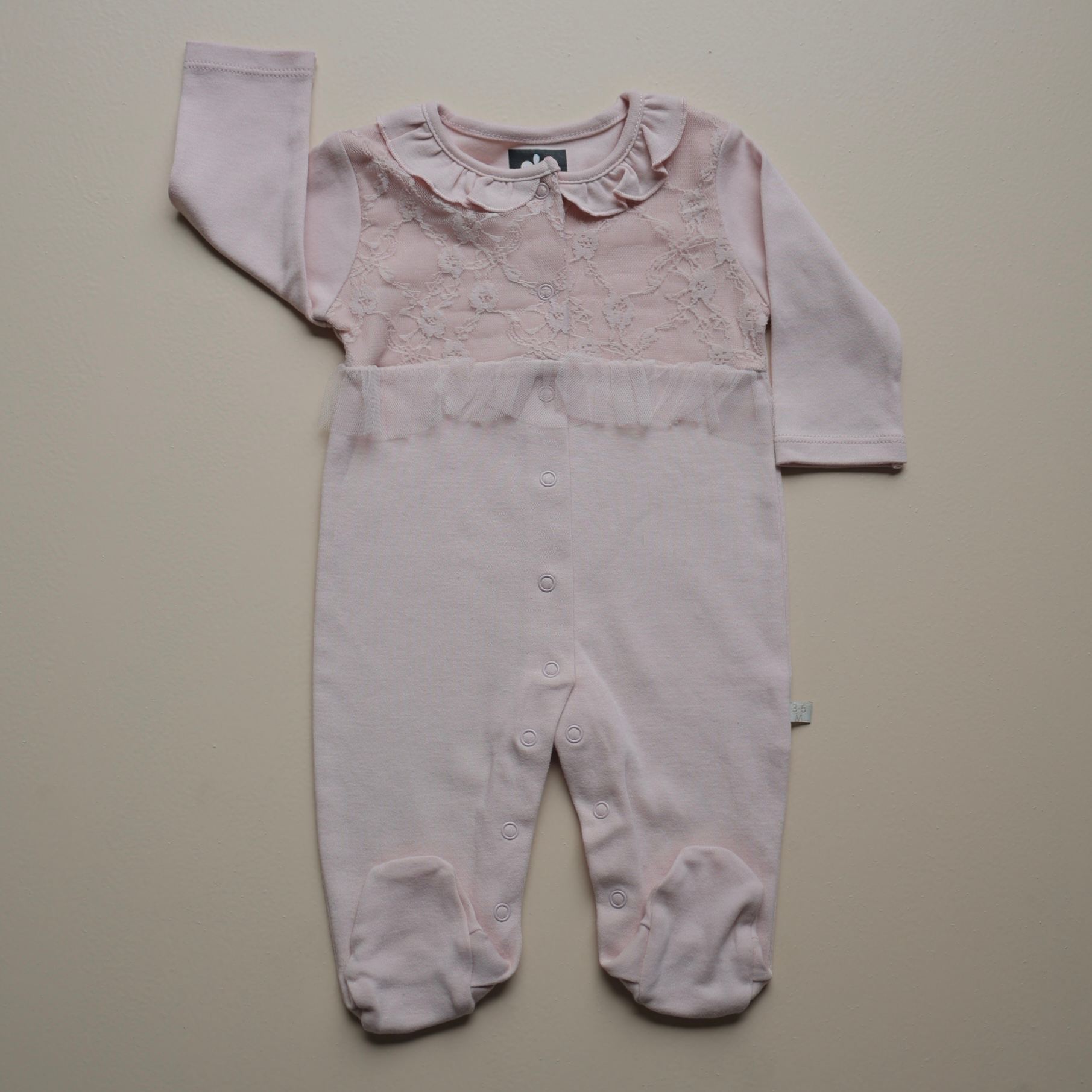 Blossom Lace Baby Romper