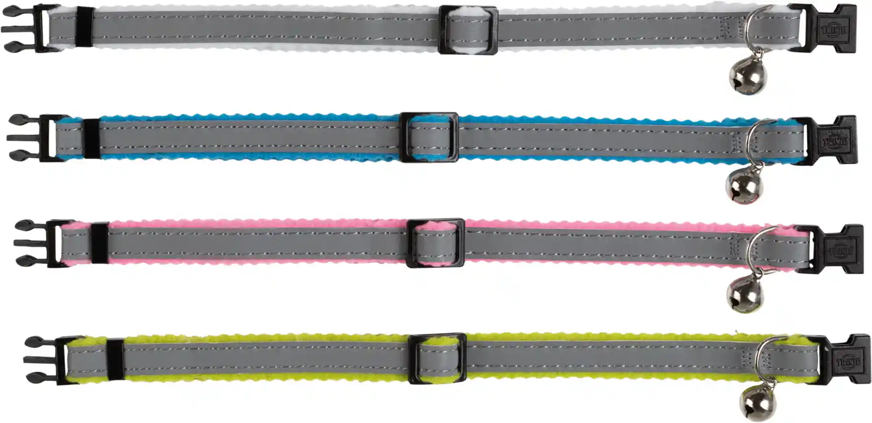 Trixie Safer Life Collar with Bell for Cats, Reflective, Pack of 1