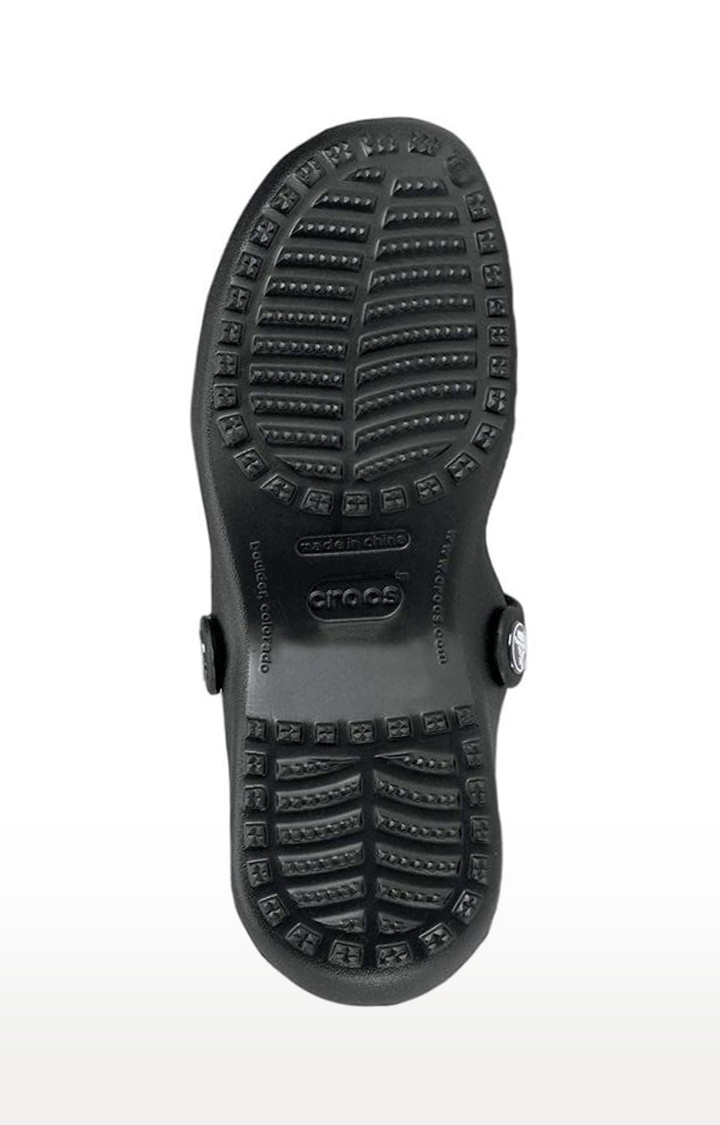 Crocs | Women's Black Solid Flat Slip-ons 3