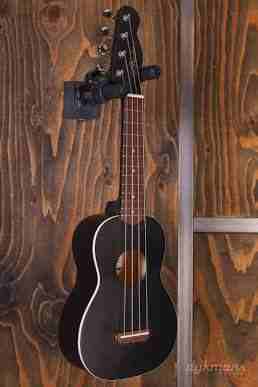 Fender Venice Soprano Ukulele, 12 Fret, C Neck, Walnut Fingerboard, Satin, Black 0971610706 4
