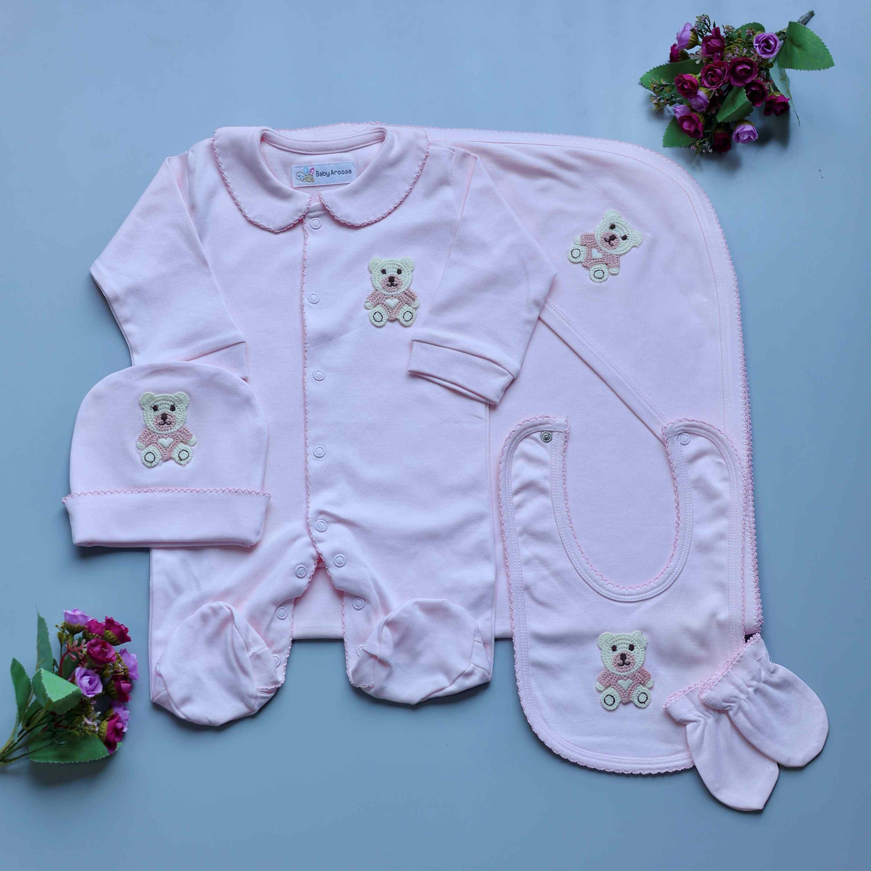 CuddleBloom Teddy Bear Set