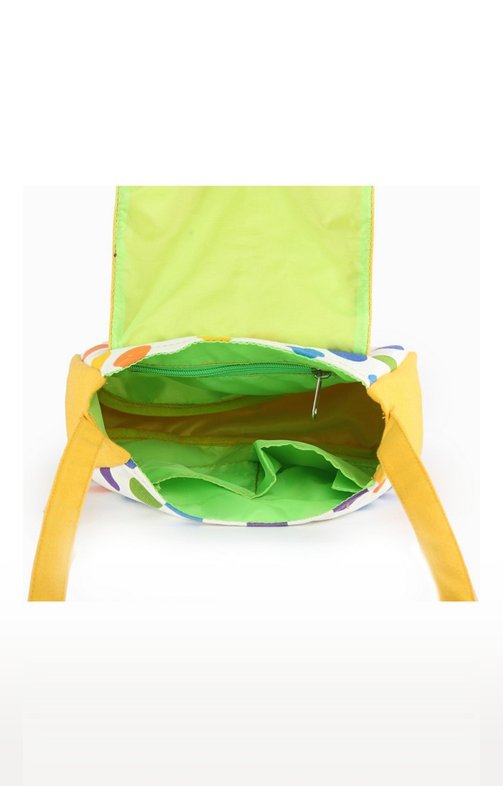 Vivinkaa | Vivinkaa Multi Coloured Polka Dots Canvas Sling Bags 6