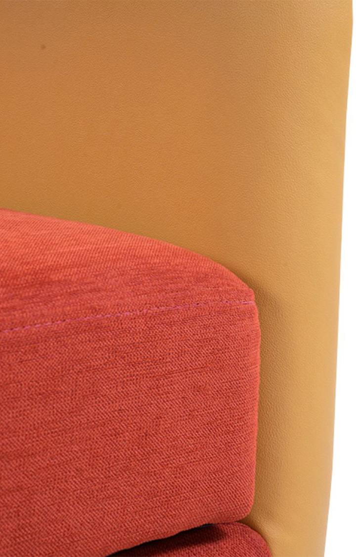 Viva Storage RHS Chaise Lounger Rusty Cider Orange Colour