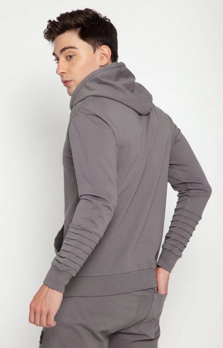 Charcoal Pinstripe Hoodie