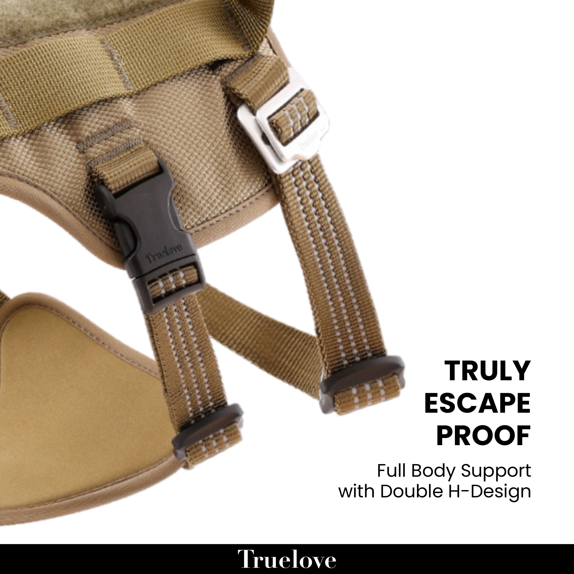 Truelove Escape Proof Harness for Dogs - Vibrant Orange