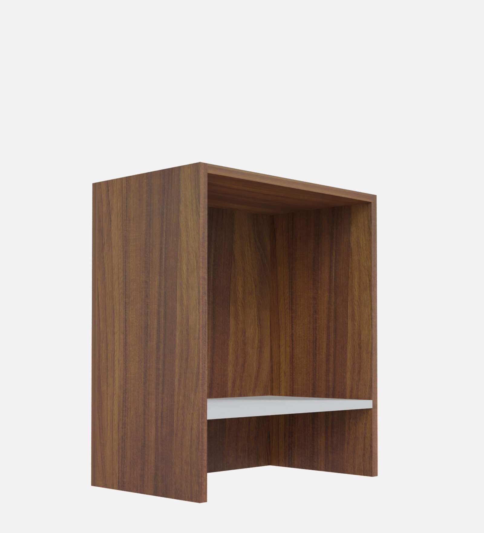neudot Fessi Bed SideTable - Leon Teak & White
