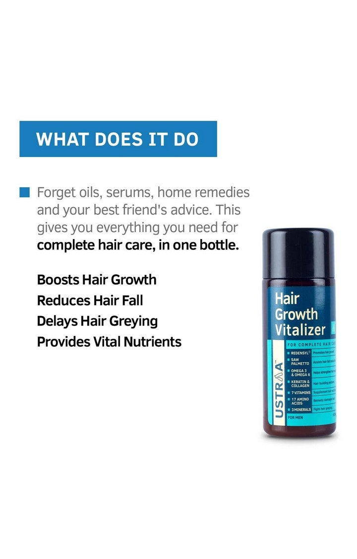 Ustraa | Hair growth Vitalizer & Anti Dandruff Shampoo(Pack Of 2) 5