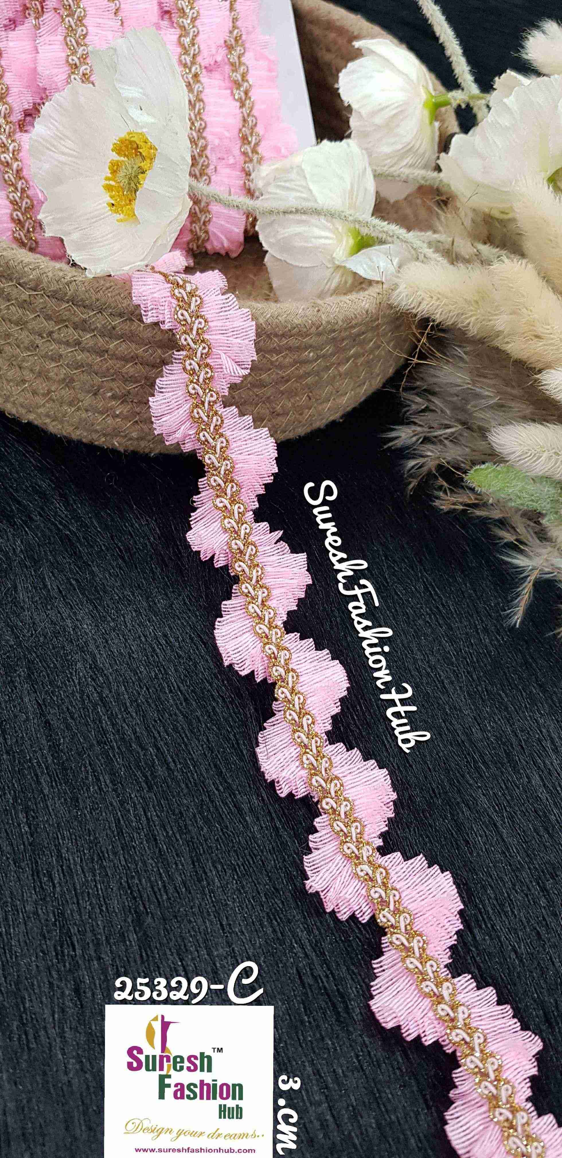 ShimmerEdge Pink Lace
