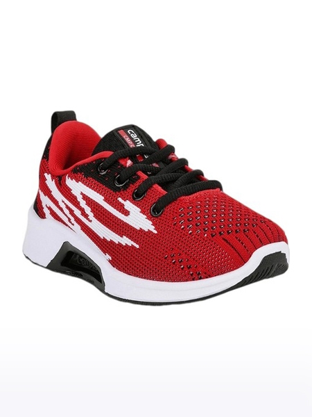 Campus Shoes | Boys Red HM 407 Running Shoes 0