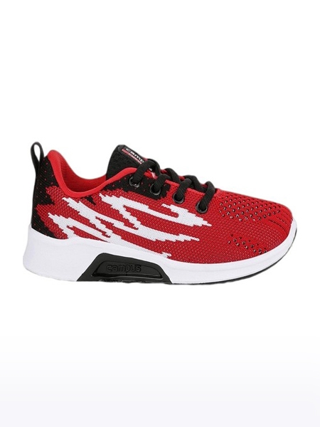 Campus Shoes | Boys Red HM 407 Running Shoes 1