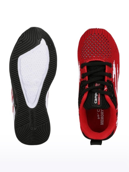 Campus Shoes | Boys Red HM 407 Running Shoes 2