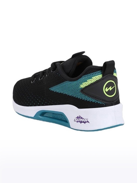 Campus Shoes | Boys Black HM 502 Running Shoes 2