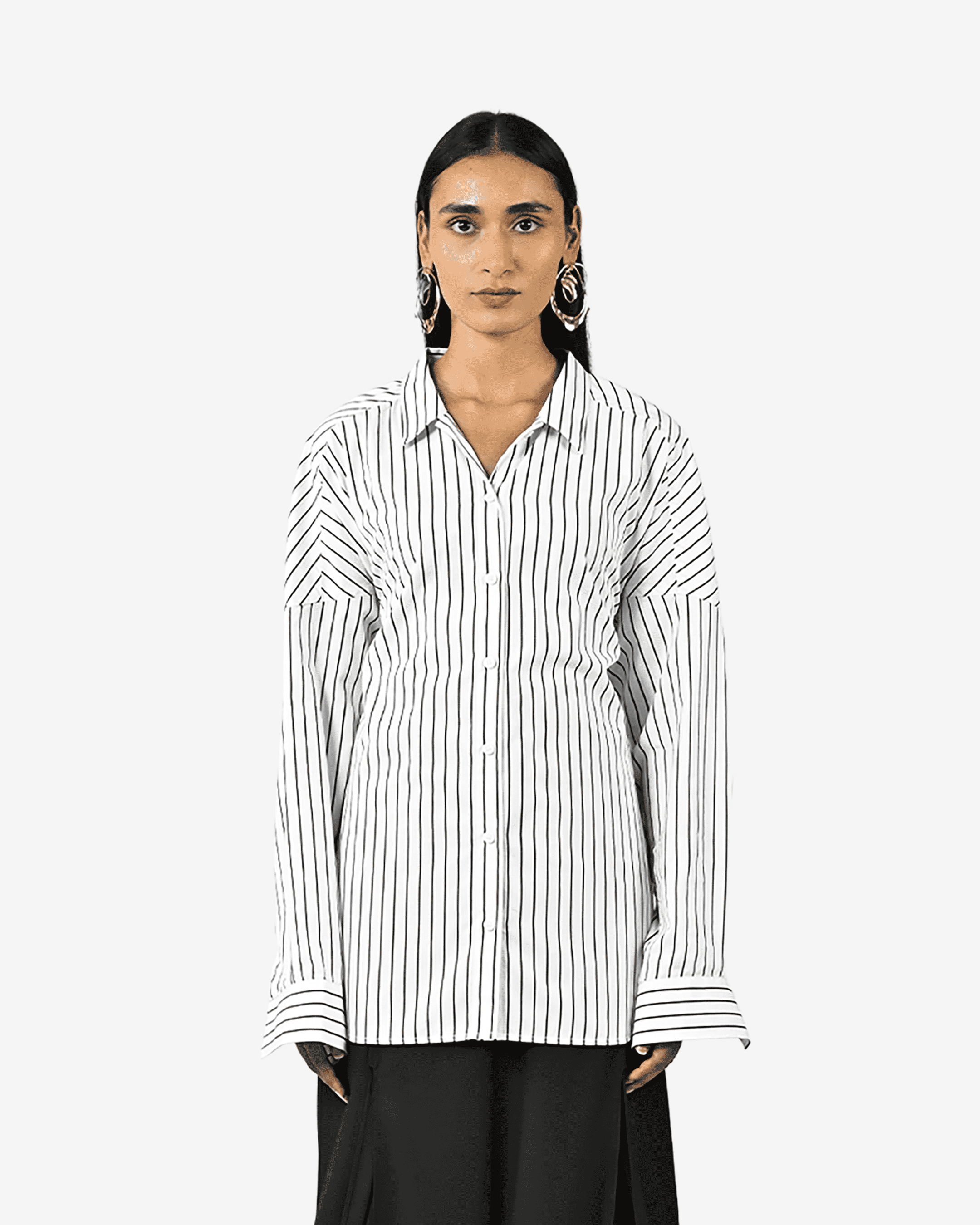 Three Way Pinstriped Shirt