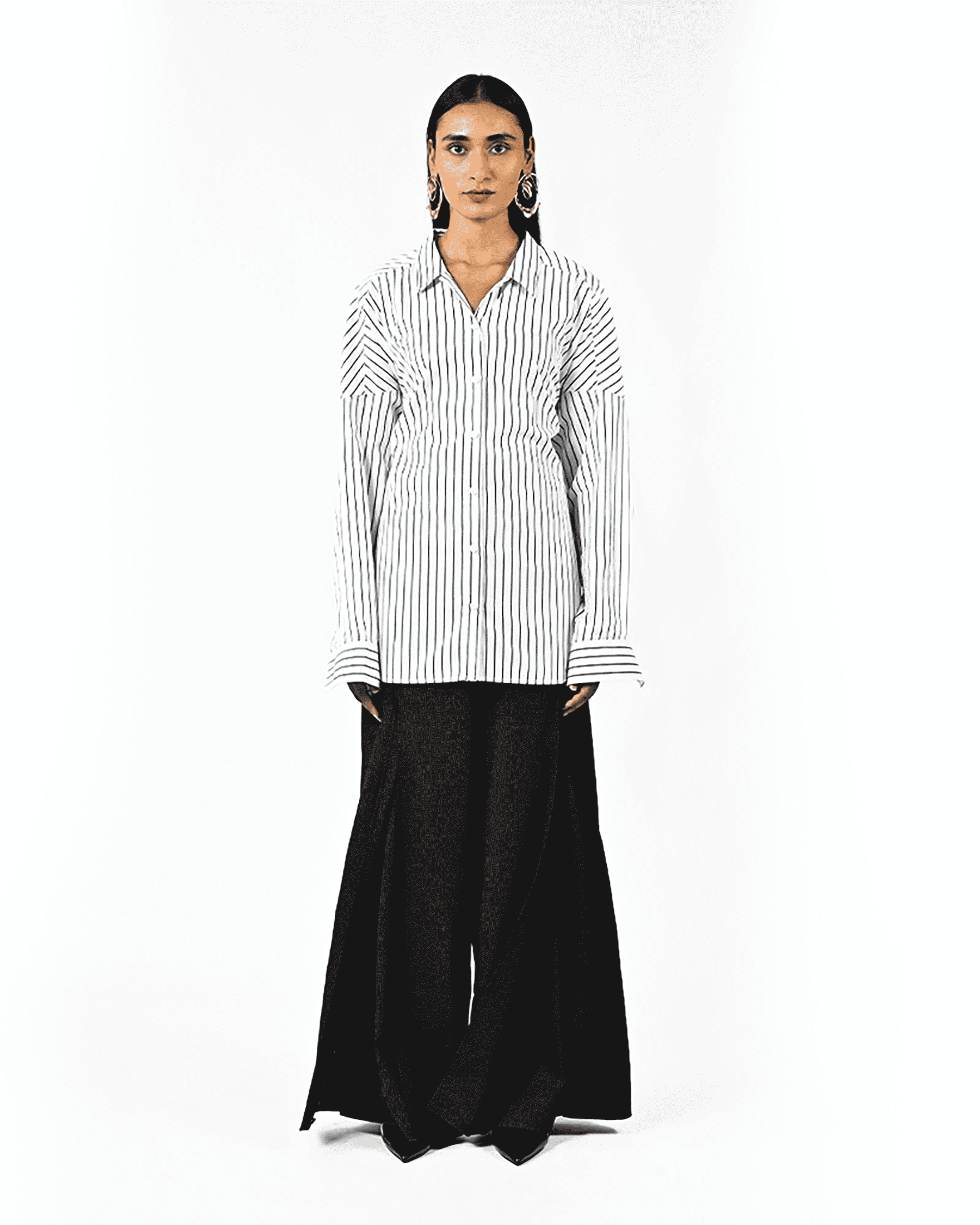 Three Way Pinstriped Shirt
