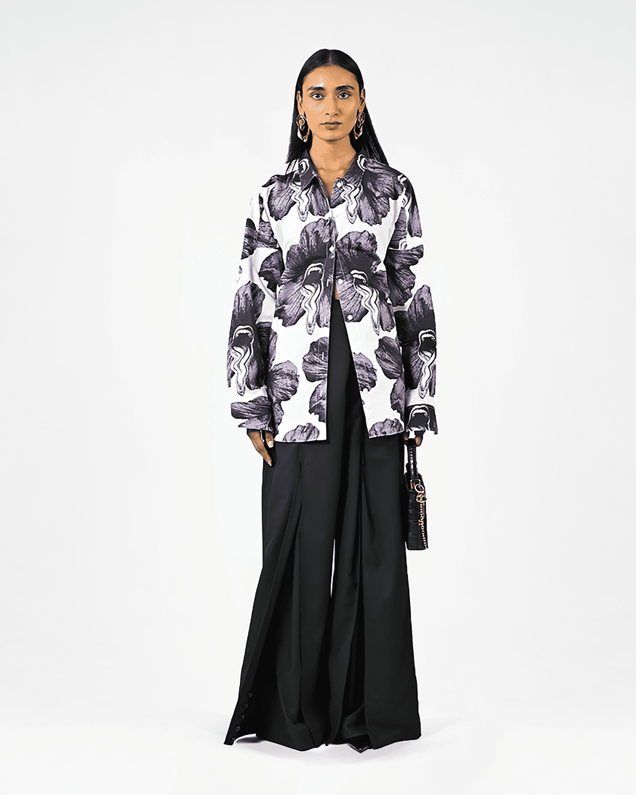Three Way Tongue-printed Shirt